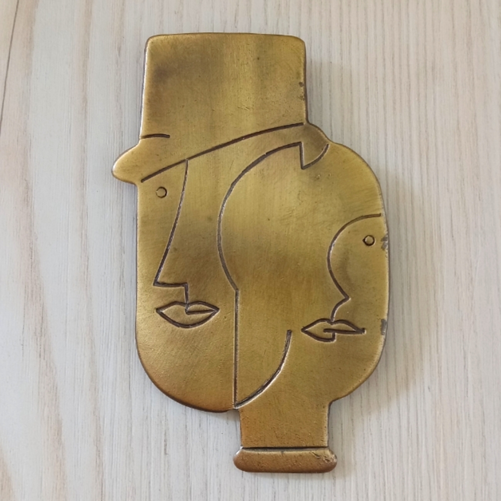 Vintage Double Face Brooch